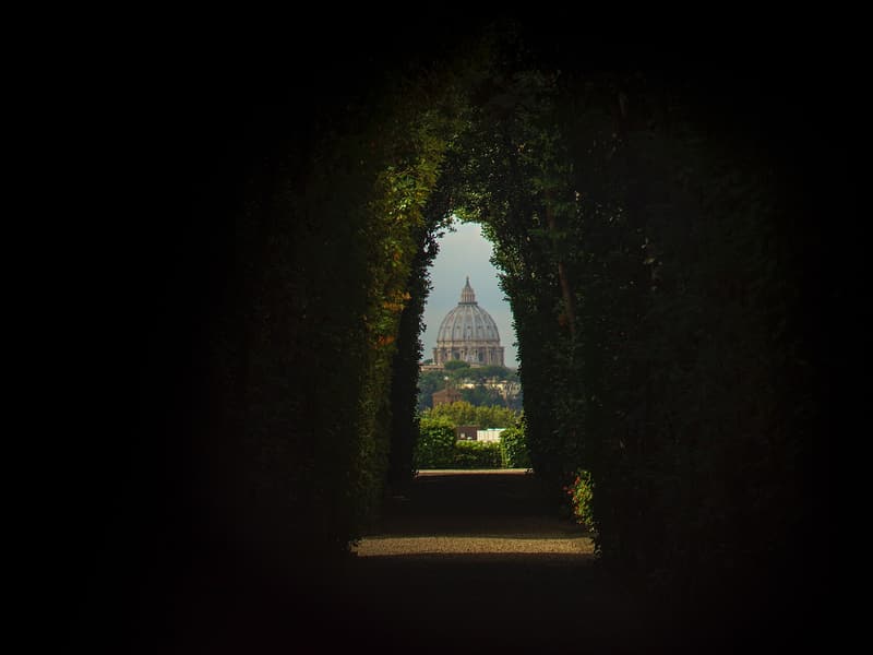 The Aventine Keyhole, Rome